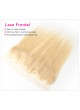 130% Density Free Part Human Hair Natural Hairline  Straight Hair 13x4 Ear to Ear Lace Frontal 613 color 
